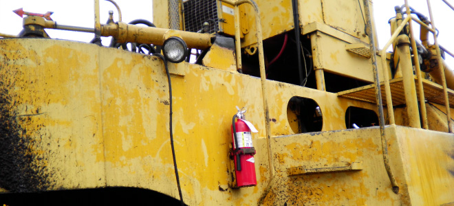 img-c-and-s-laoder vehicle fire suppression system | Roseburg, OR, Portland, OR, Medford, OR, Coos Bay, OR, and Oregon | C & S Fire-Safe Services, LLC